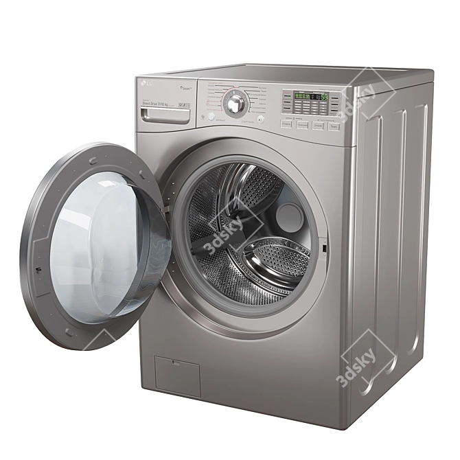 LG F1K2CH2T Washing Machine: Efficient and Stylish 3D model image 2