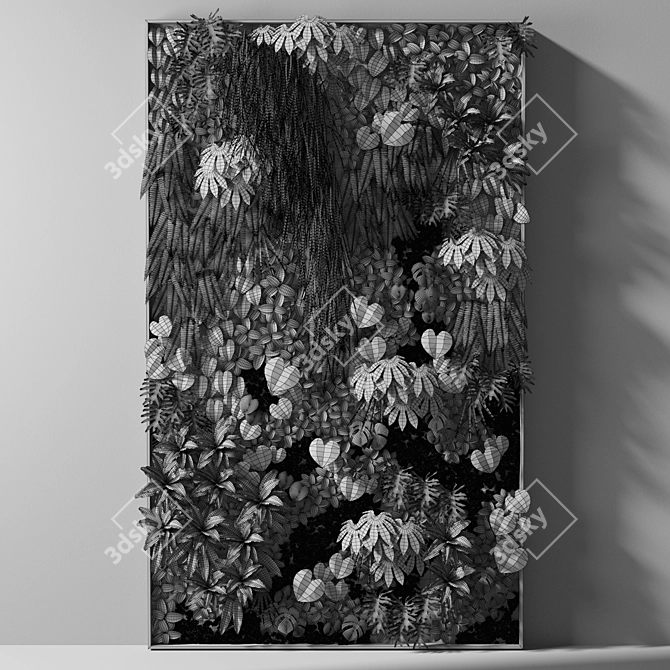 2000x1200mm Vertical Garden 05a 3D model image 7