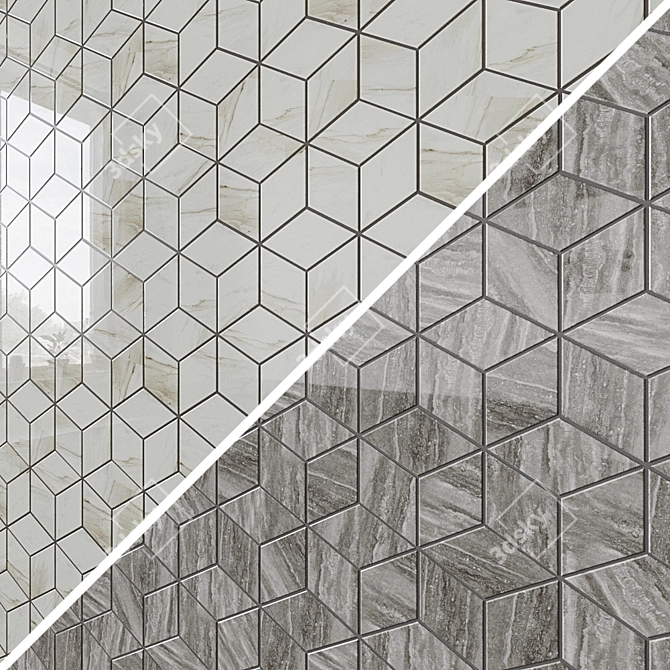 Luxurious Marble: ATLAS CONCORDE Marvel Pro Mosaic 3D model image 2