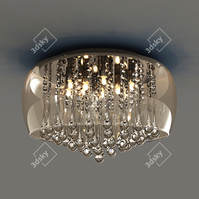 Modern Ceiling Lamp HALO A7054PL 3D model image 1