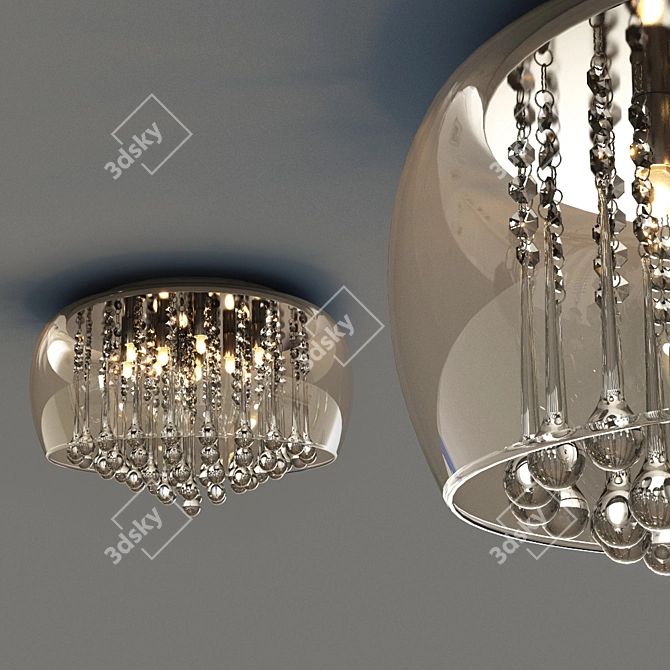 Modern Ceiling Lamp HALO A7054PL 3D model image 2