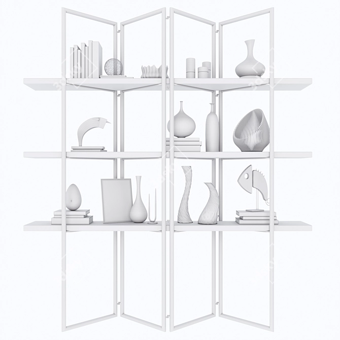 Title: Versatile Archive Shelving Solution 3D model image 2