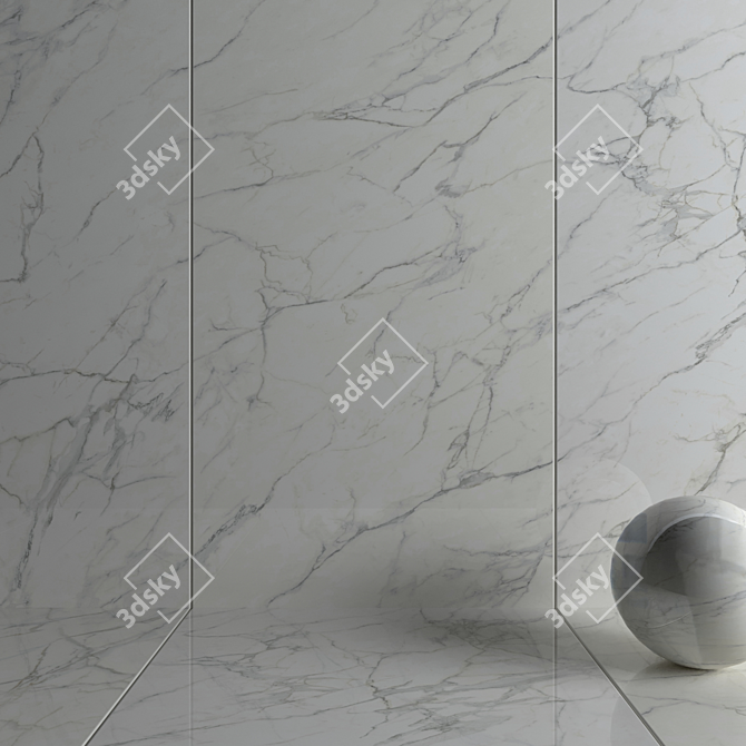 Marvel Calacatta Extra Wall Tiles 3D model image 3