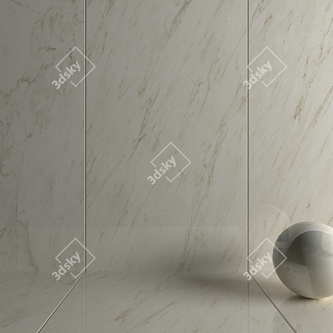 Atlas Marvel Cremo Delicato Wall Tiles 3D model image 3