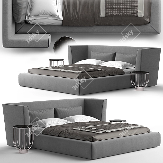 Eleganza Moderna: Letto Campomarzio 3D model image 1