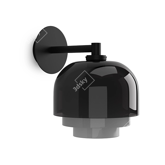 John Lewis No.210 Glass Wall Light 3D model image 1