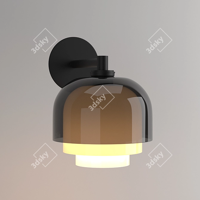 John Lewis No.210 Glass Wall Light 3D model image 2