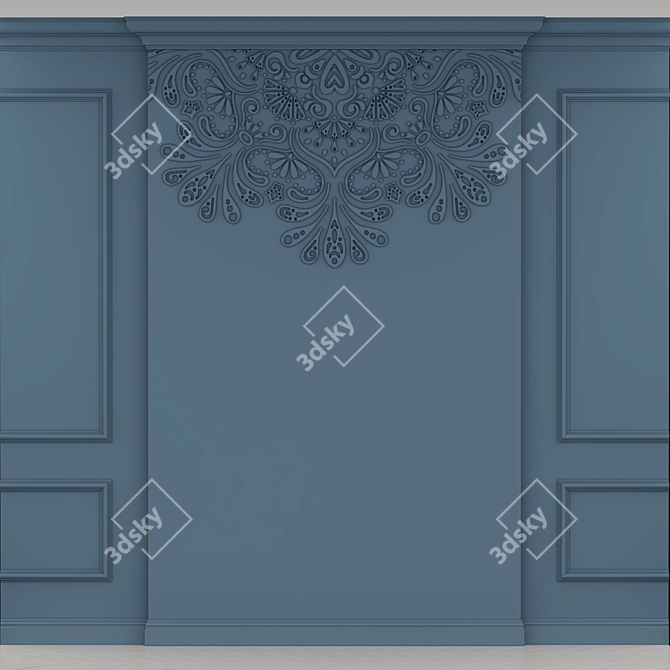  Modern Wall Art Decoration 3D model image 1