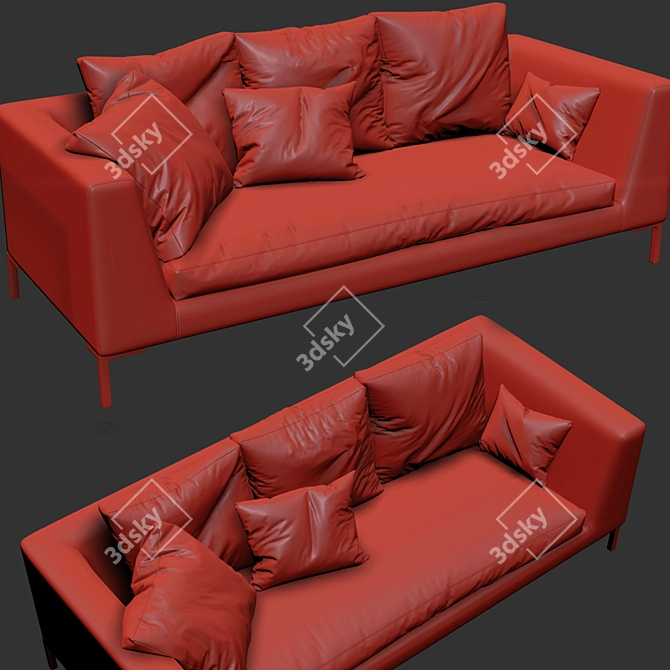 Elegant Charles B&B Italia 3D model image 3