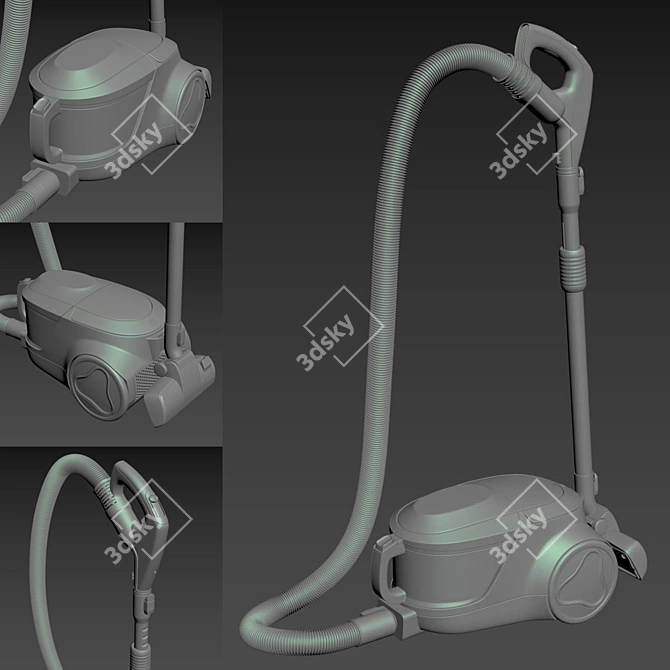 Powerful LG Vacuum Cleaner 3D model image 2