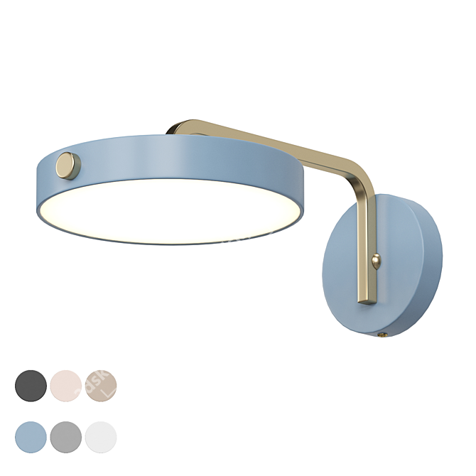 TAVIS WALL LED Sconce 3D model image 1