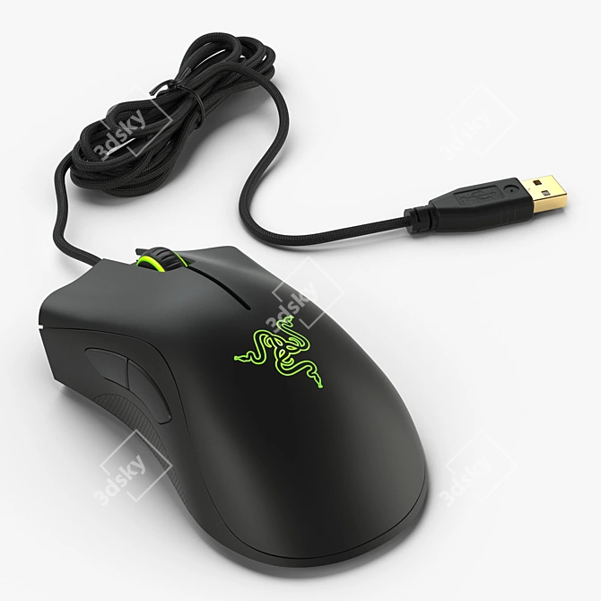 Elevate Your Game: Razer DeathAdder Chroma 3D model image 1