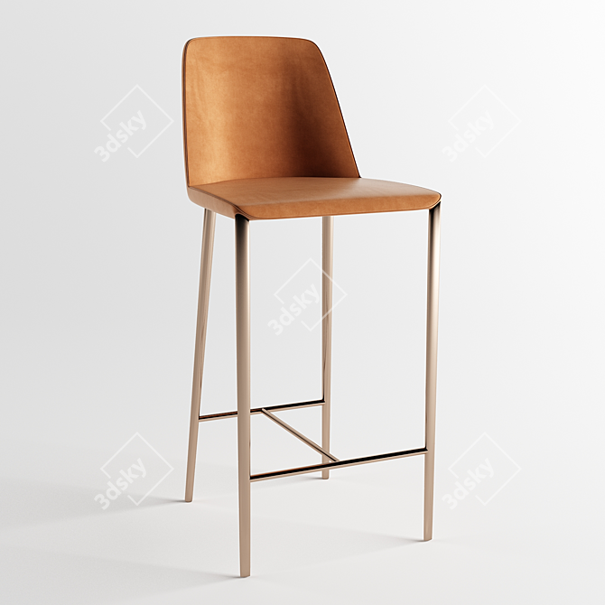 Modern Ergonomic Chair 4 3D model image 1