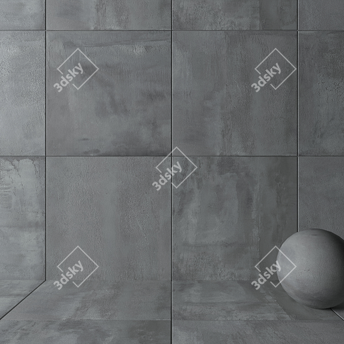 Atlas Blaze Alluminium Wall Tiles 3D model image 2