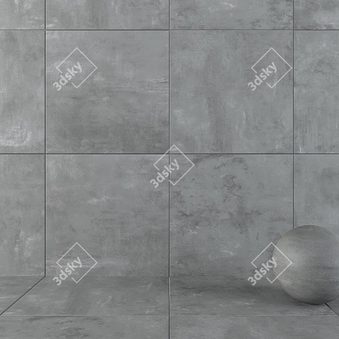 Smoke Boost Wall Tiles 357 3D model image 1