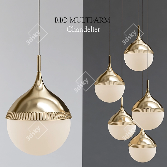 Elegant Rio Multi Arm Chandelier
Stunning Chandelier RIO MULTI ARM
Luxurious RIO MULTI ARM Chandelier
 3D model image 1