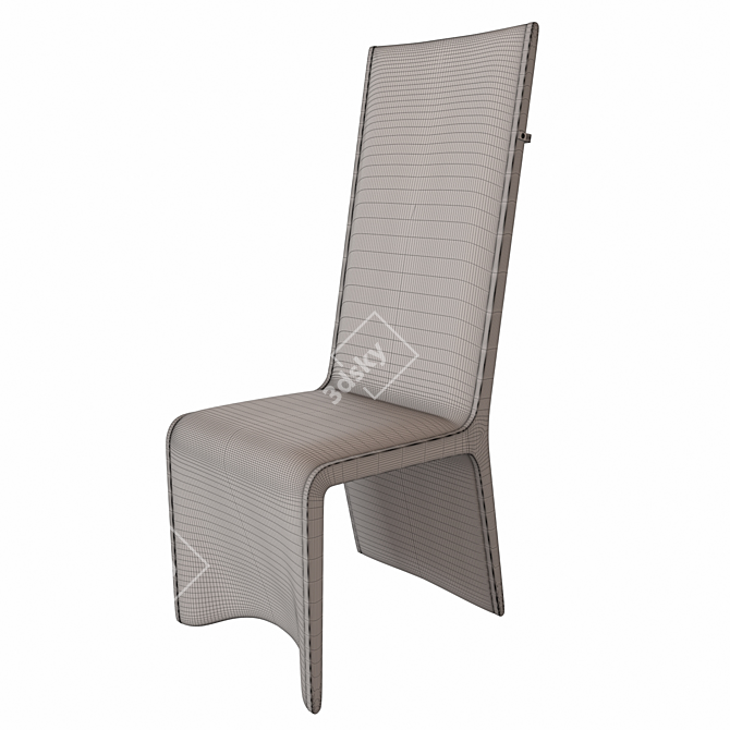 Neo Classic Modern Chair 3D model image 3