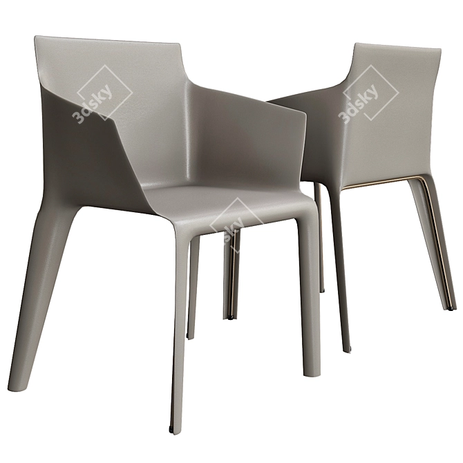 Seattle Chair: Stylish and Versatile Seating 3D model image 1