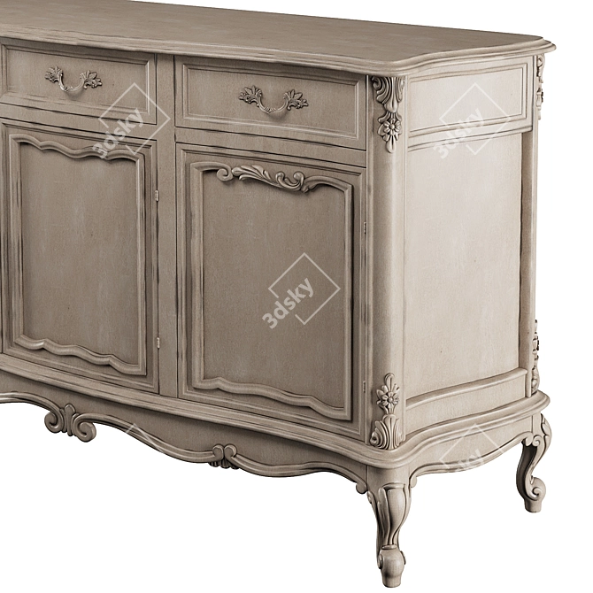 Vittorio Grifoni 2032 Credenza: Elegant Italian Design 3D model image 2