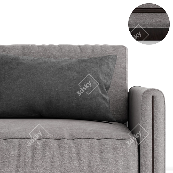 Sesto Senso Fabric Sofa 3D model image 2