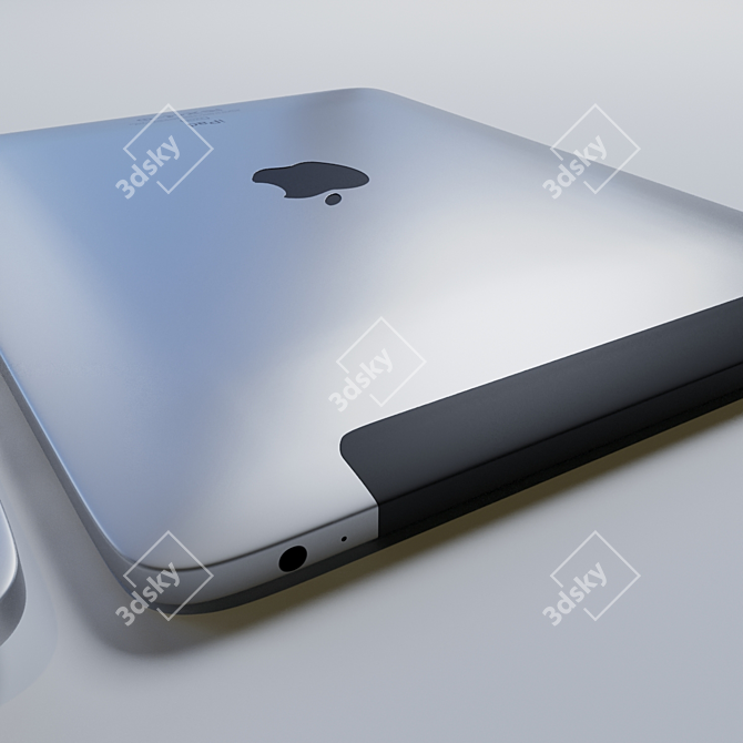 Enhanced Ipad One: Cellular Connection 3D model image 4