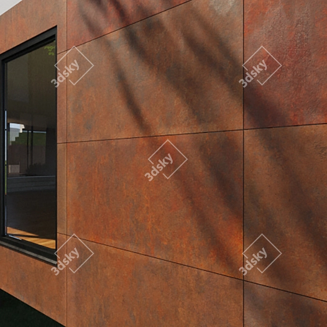 Corten Steel Textures - 6-Pack 4K 3D model image 9