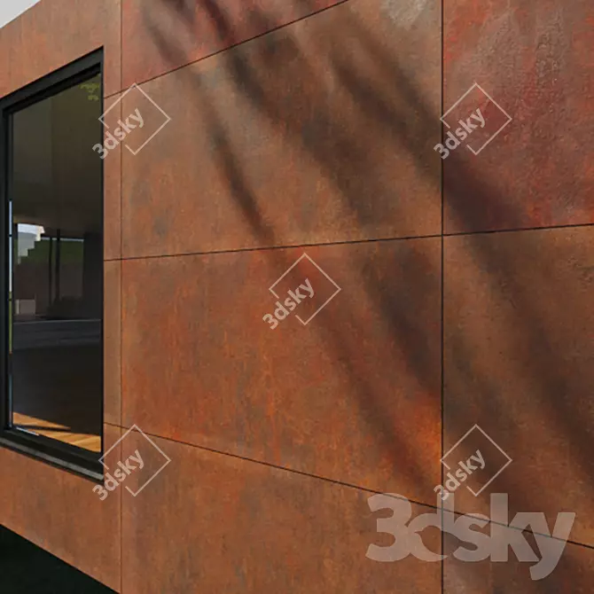 Corten Steel Textures - 6-Pack 4K 3D model image 4