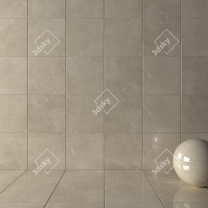 Multi-Texture Wall Tiles: Arcadia Charm 3D model image 2