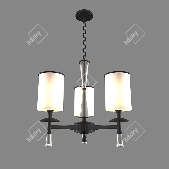  Elegant Crystal Jessica Chandelier 3D model image 1