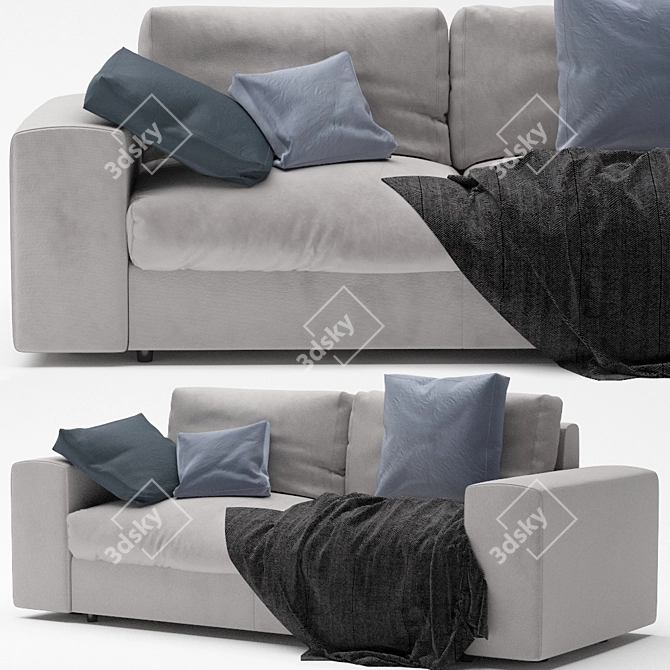 Alberta Salotti I Togo: Elegant and Stylish Sofa 3D model image 1