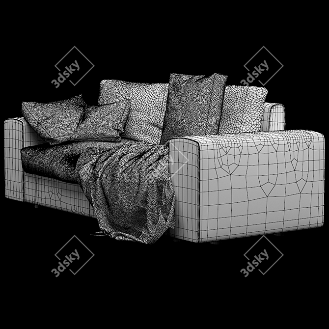 Alberta Salotti I Togo: Elegant and Stylish Sofa 3D model image 3