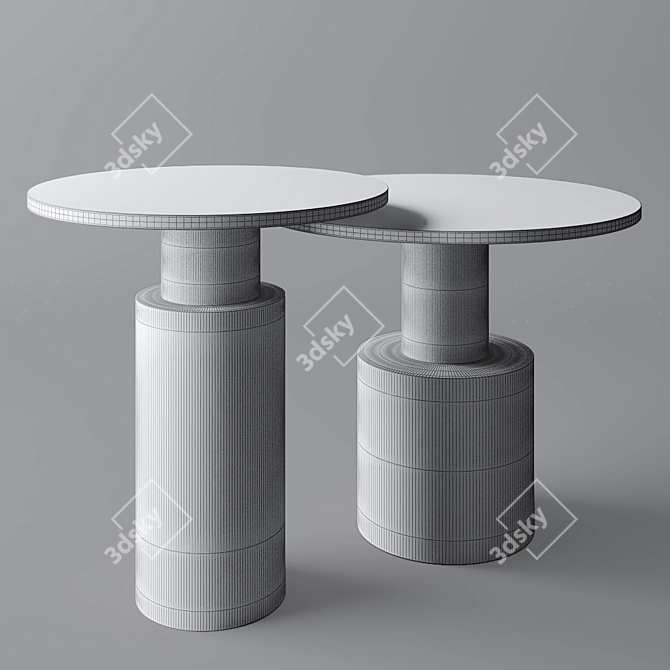 Dantone Home Cork Table 3D model image 2