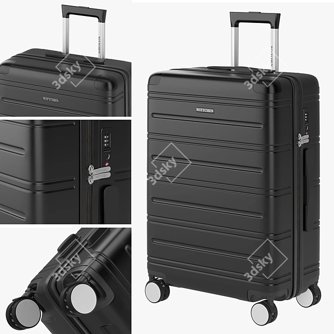 Wittchen Large Suitcase - 56-3a-443 3D model image 1