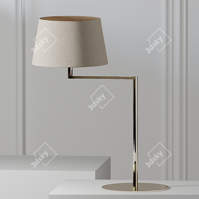 American Design: Santa & Cole Americana Table Lamp 3D model image 1