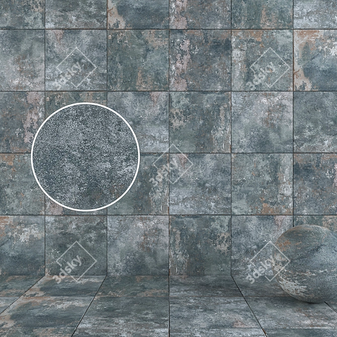 Ghost Jade Wall/Floor Tiles 3D model image 1