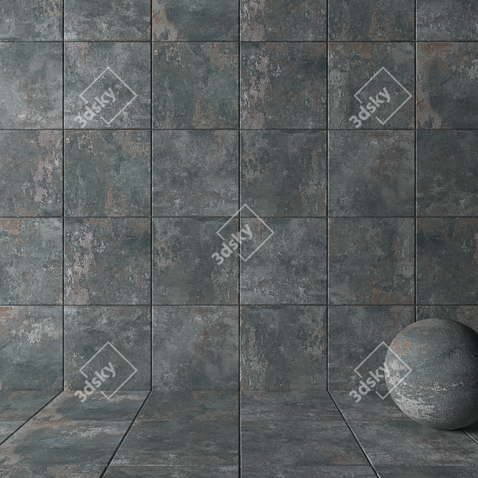 Ghost Jade Wall/Floor Tiles 3D model image 2