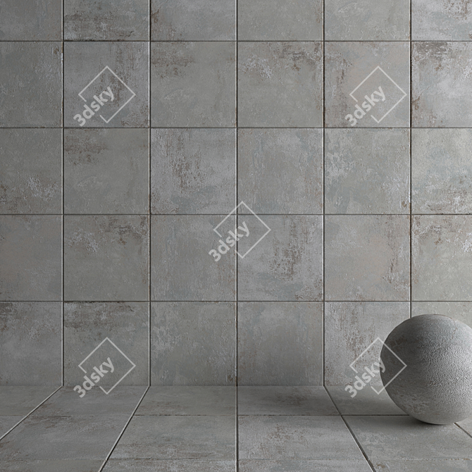 Sage Ghost Wall/Floor Tiles 3D model image 3