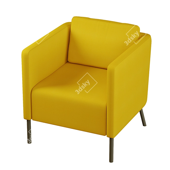 Elegant Ergonomic IKEA ECERO Chair 3D model image 1