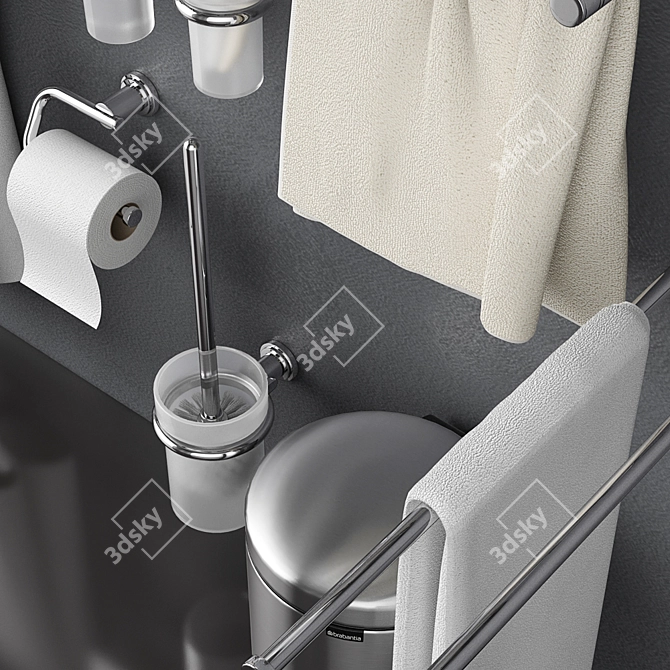 GROHE Atrio Set: Luxurious Bathroom Accessories 3D model image 2