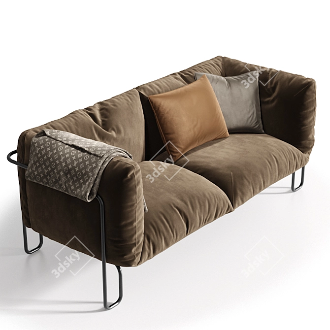 Sphaus Fargo Soft: Cozy Comfort for Your Home 3D model image 2