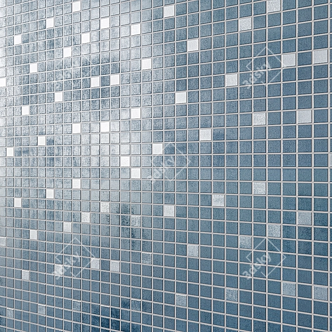 MEK Mosaico Q - Elegant Tile Design 3D model image 1