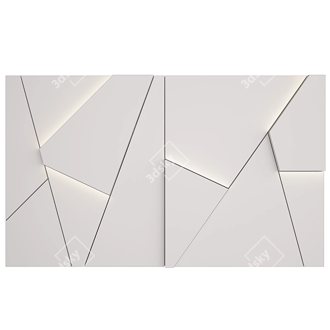 Versatile Wall Panel: 3D Models & Textures 3D model image 3