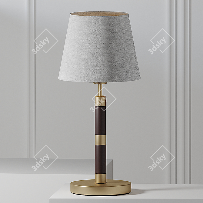 Stylish Metropolitan Table Lamp 3D model image 2