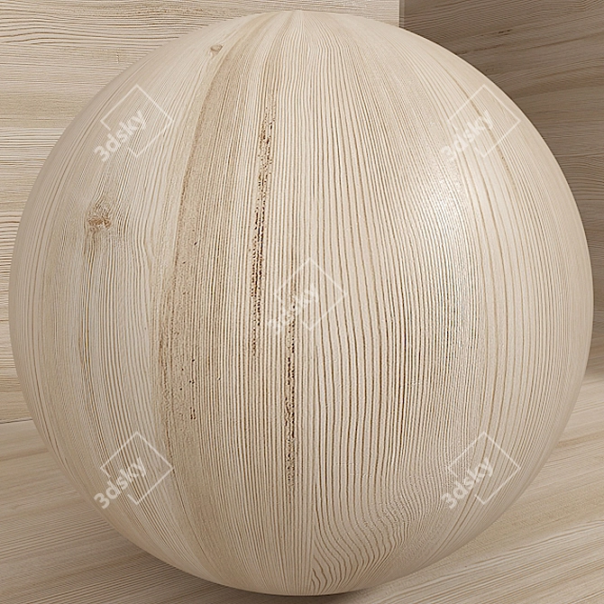 Seamless Wood Pine Set - 77 3D model image 2