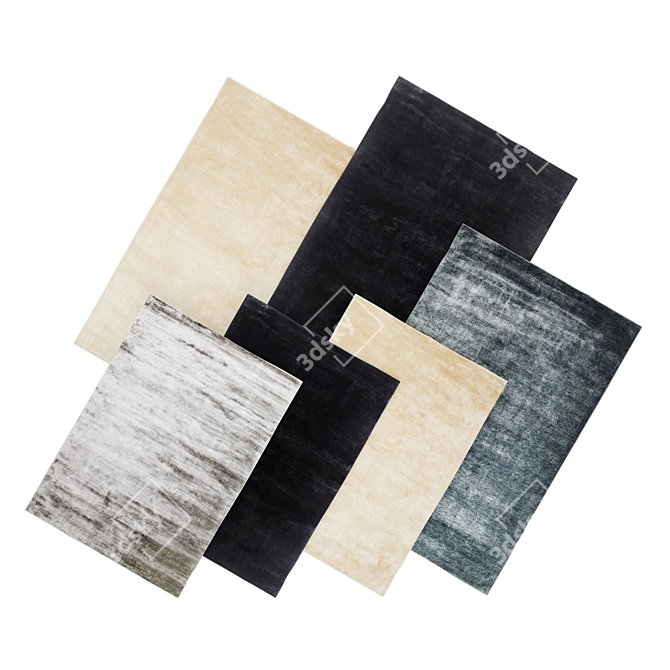 Elevate Your Space with BoConcept Carpets 3D model image 1