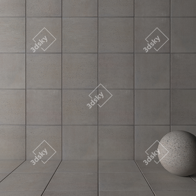 DOWNTOWN Earth HD Wall Tiles 3D model image 2