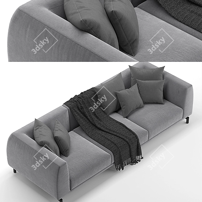 GERMAIN Contemporary Sofa by Ditre Italia 3D model image 2