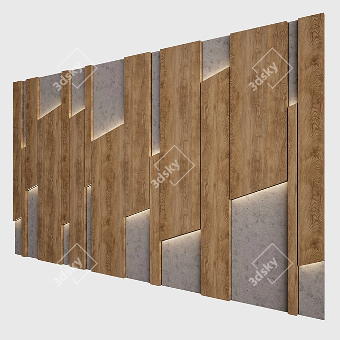 Versatile Wall Panel 42 3D model image 2