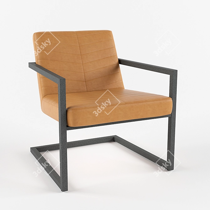 Comfort at its Finest: The Ryker Chair 3D model image 1