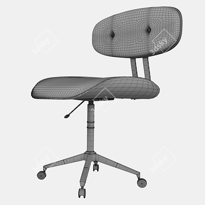 Elegant Hayneedle Chair, Dimensions: W51.8 D52.2 H83.2 3D model image 2